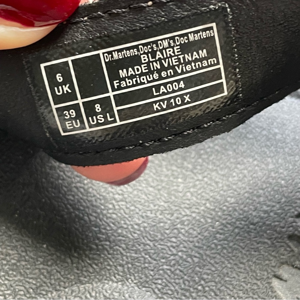 Dr. Martens Cream Leather Platform Sandals - Picture 7 of 9